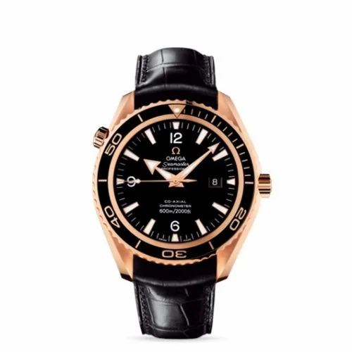 Omega Seamaster Planet Ocean 600M Co-Axial 45.5 Red Gold / Black / Alligator 222.63.46.20.01.001 (22263462001001)